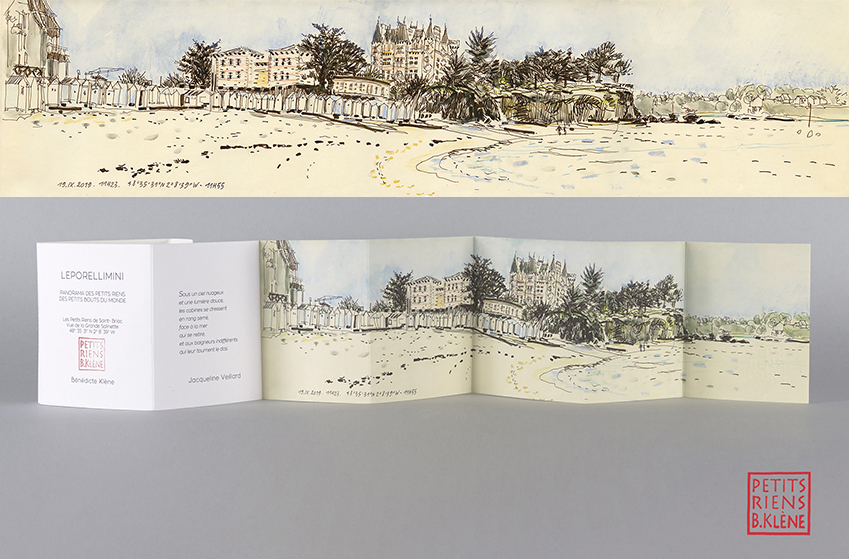 LEPORELLIMINI # 55 // Les Petits Riens de Saint Briac. Vue de la plage de la grande Salinette