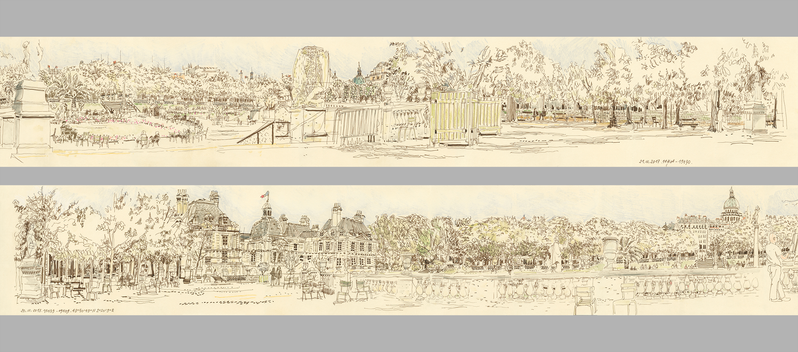 LEPORELLIMINI# 37 // Les Petits Riens de Paris. Vue du jardin du Luxembourg