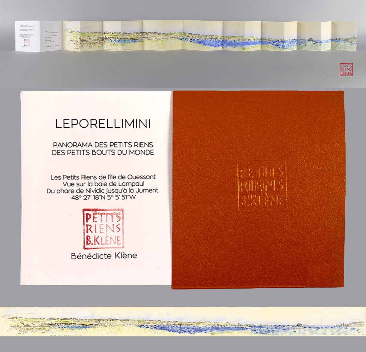 LEPORELLIMINI # 53 // Les Petits Riens de l'île de Ouessant. Vue sur la baie de Lampaul, du phare de Nividic à la Jument 