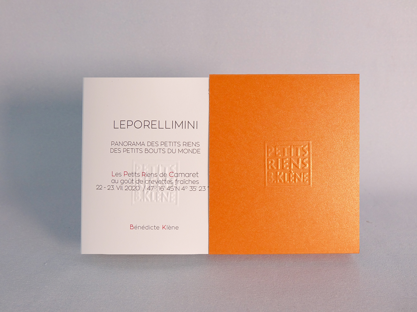 LEPORELLIMINI # 27 // Les Petits Riens de Camaret au goût de crevettes frâiches