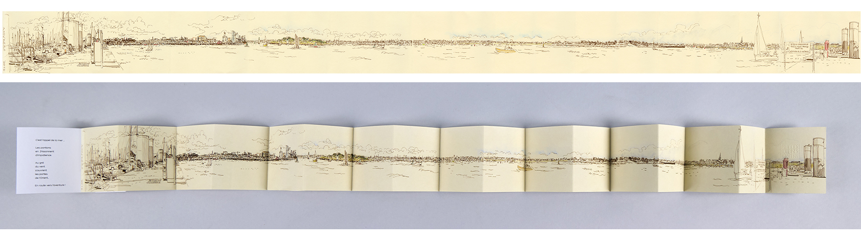 LEPORELLIMINI # 57 // Les Petits Riens de Lorient. Vue du port de Kernevel