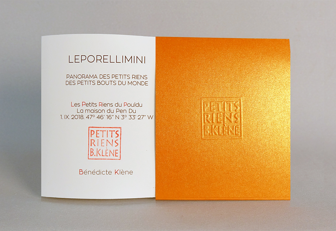 LEPORELLIMINI # 32 // Les Petits Riens du Pouldu. Vue de maison du Pen Dû