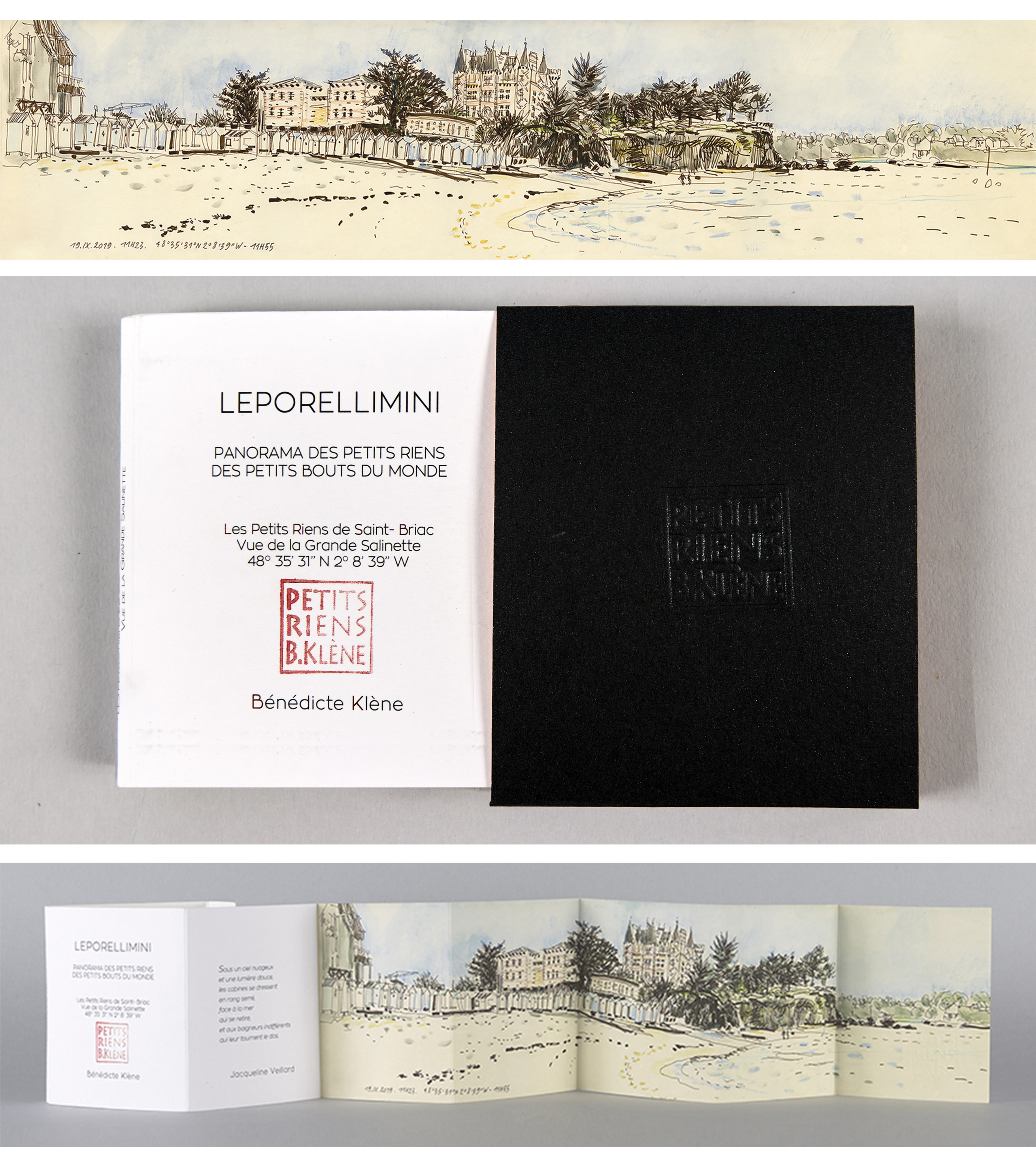 LEPORELLIMINI # 55 // Les Petits Riens de Saint Briac. Vue de la plage de la grande Salinette