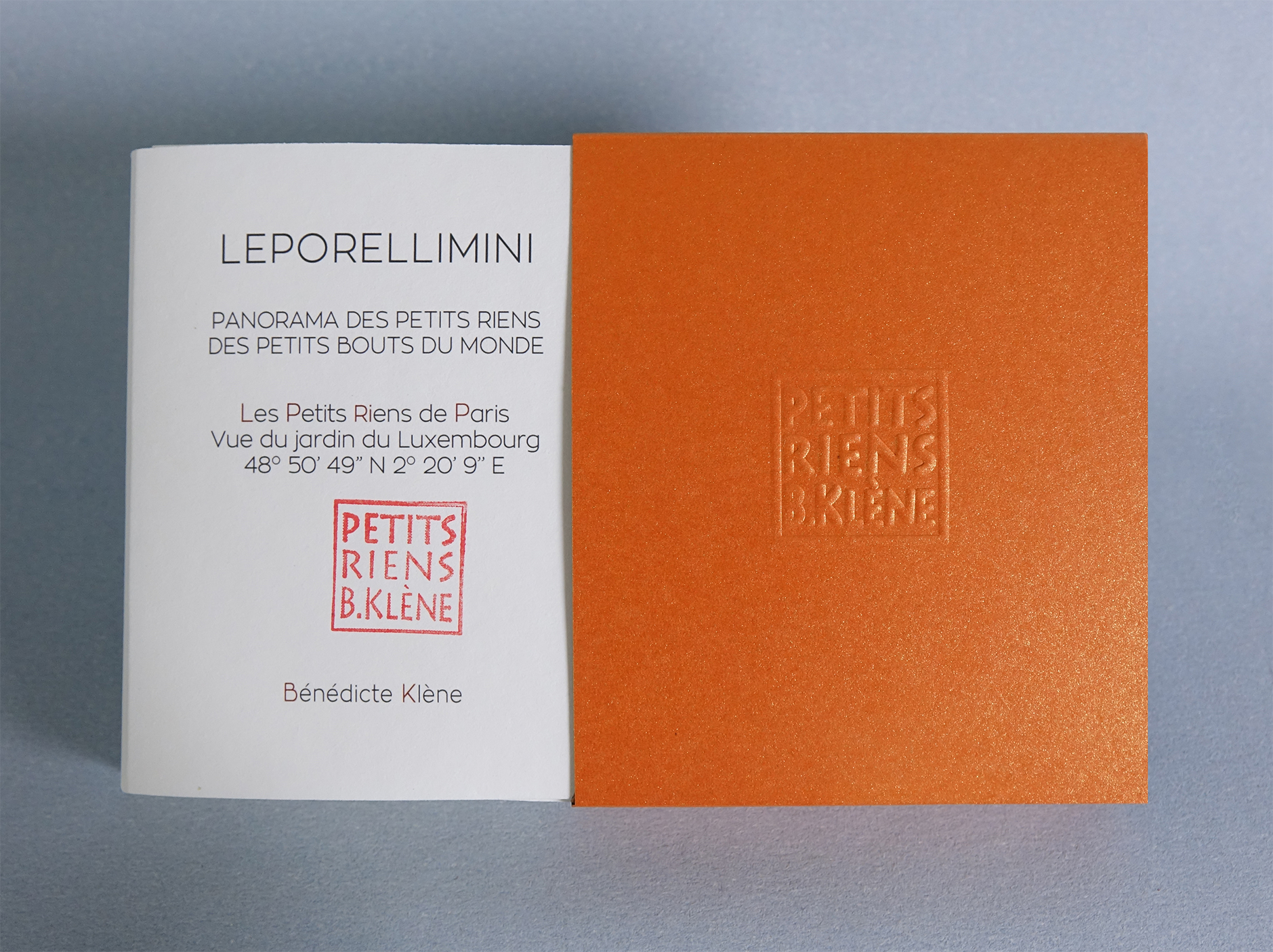 LEPORELLIMINI# 37 // Les Petits Riens de Paris. Vue du jardin du Luxembourg