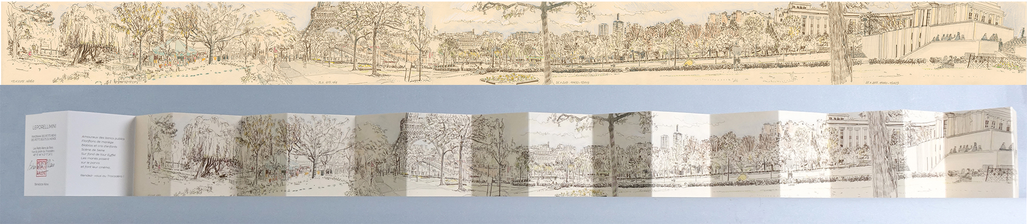 LEPORELLIMINI # 36 // Les Petits Riens de Paris . Vue du jardin du Trocadéro