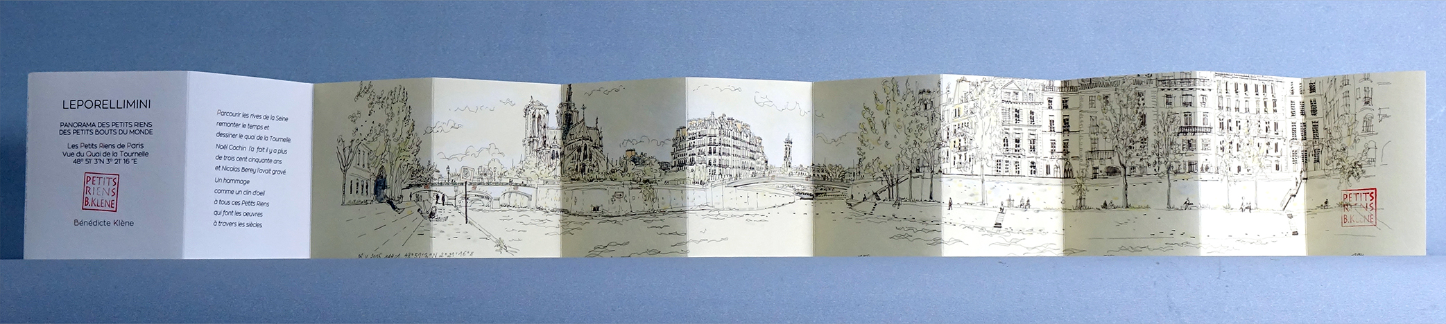 LEPORELLIMINI # 45 // Les Petits Riens de Paris . Vue du quai de la Tournelle