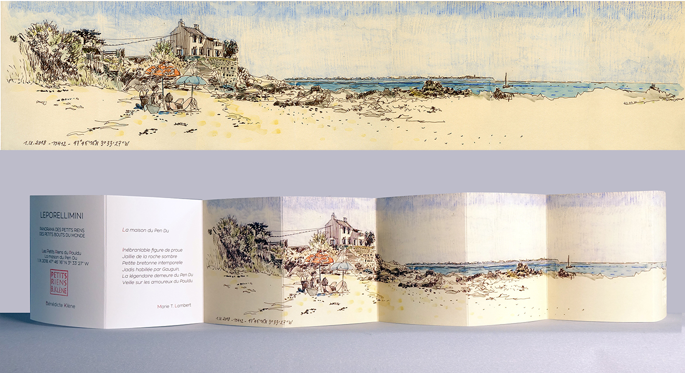 LEPORELLIMINI # 32 // Les Petits Riens du Pouldu. Vue de maison du Pen Dû