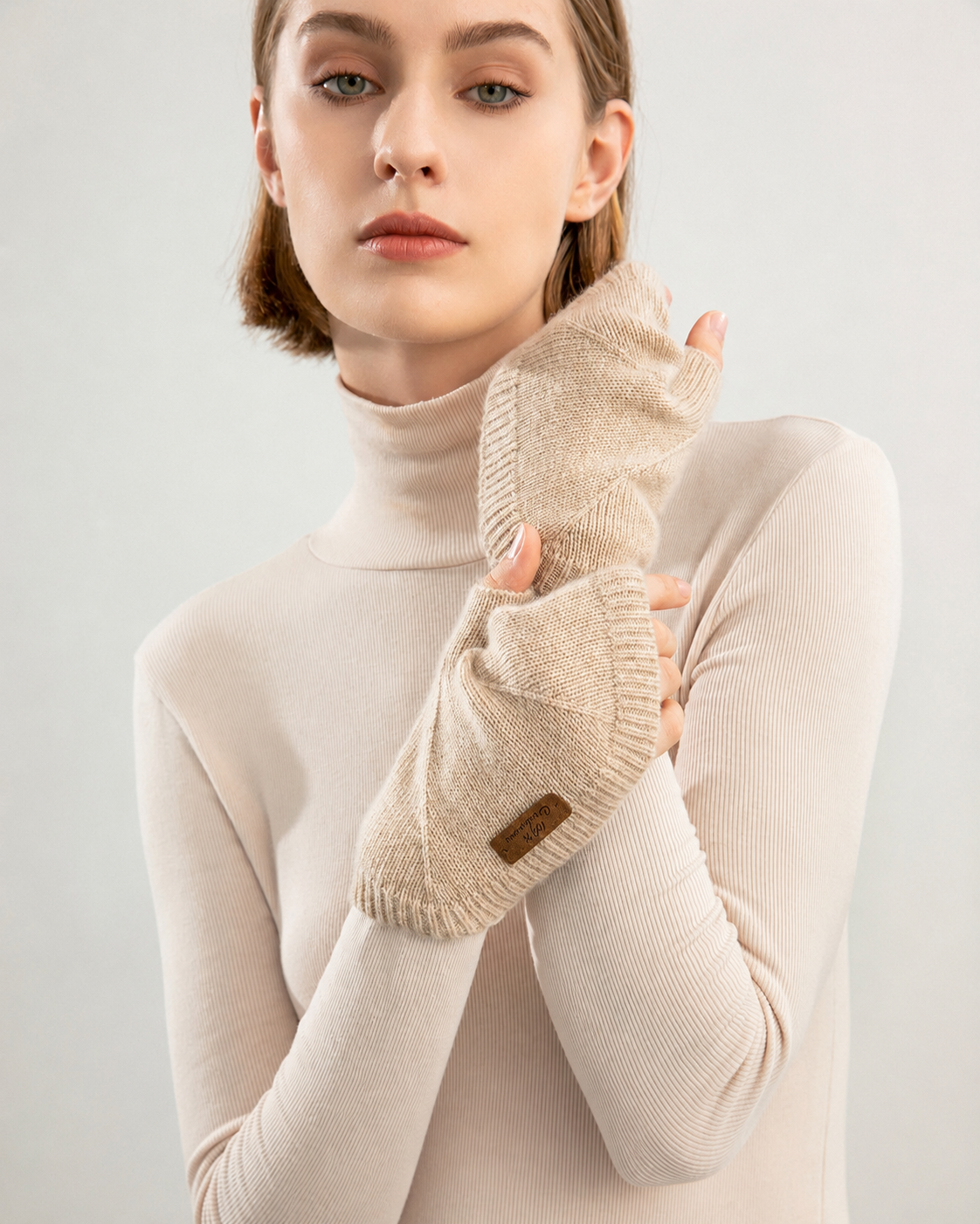 100% Pure Cashmere Shell Hand Warmers