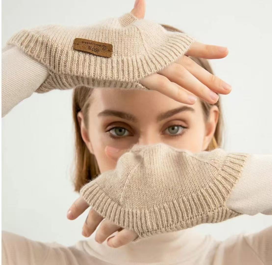 100% Pure Cashmere Shell Hand Warmers