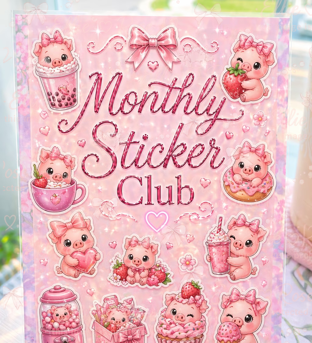Monthly Sticker Club Pack