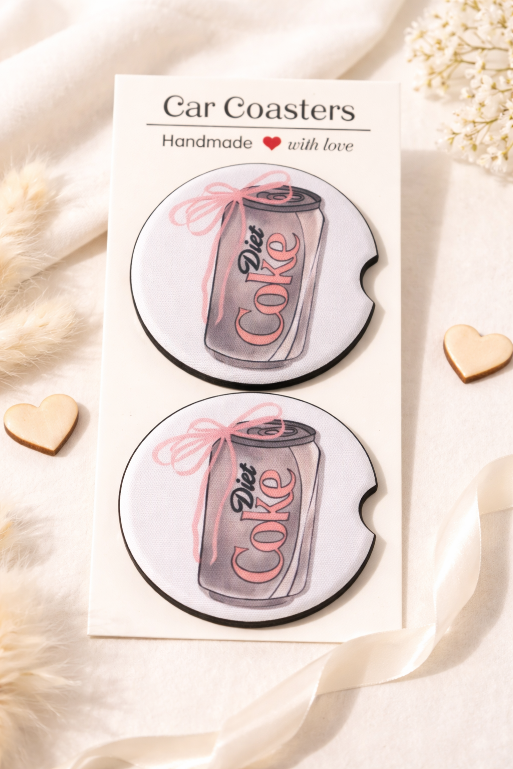 Diet Coke Car Coasters