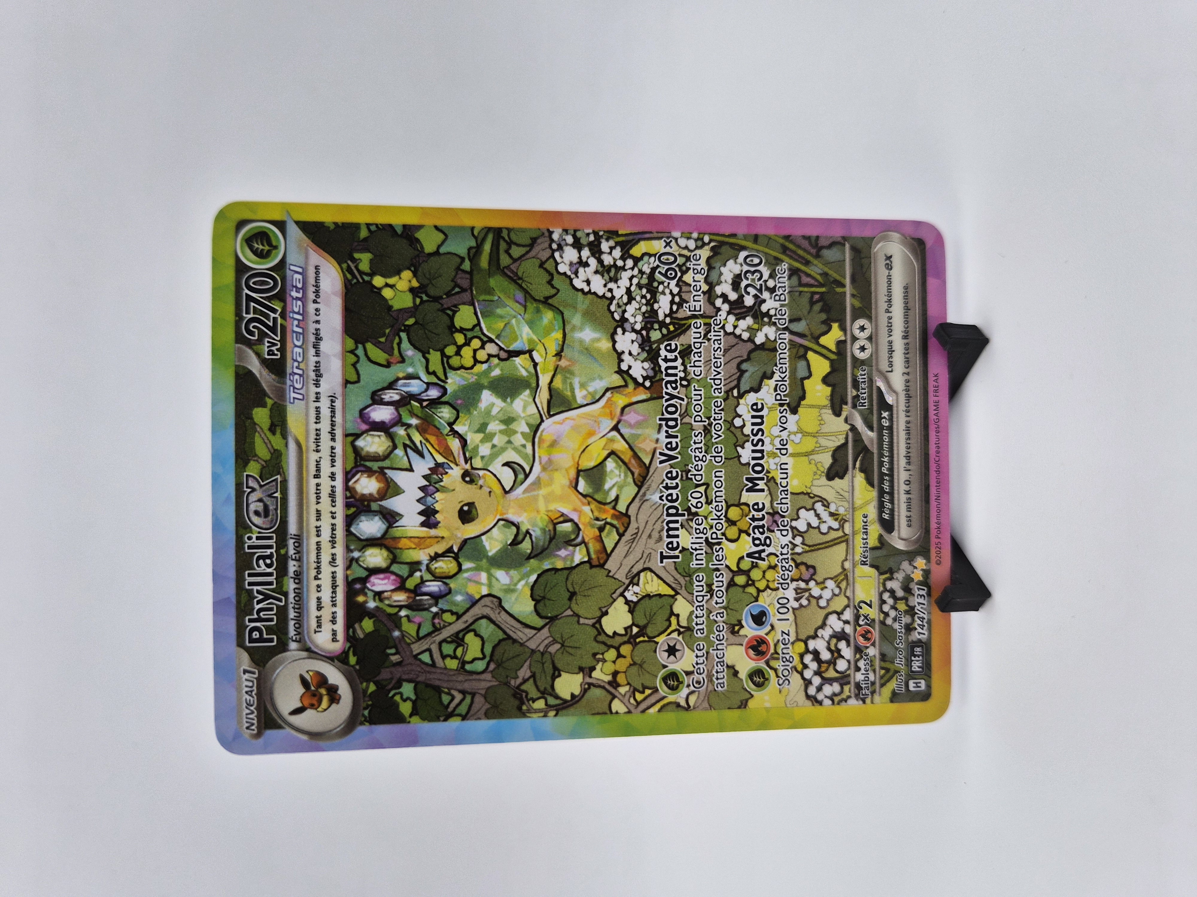 Phyllali EX 144/131 ALT – Évolution Prismatique – Bloc Écarlate et Violet