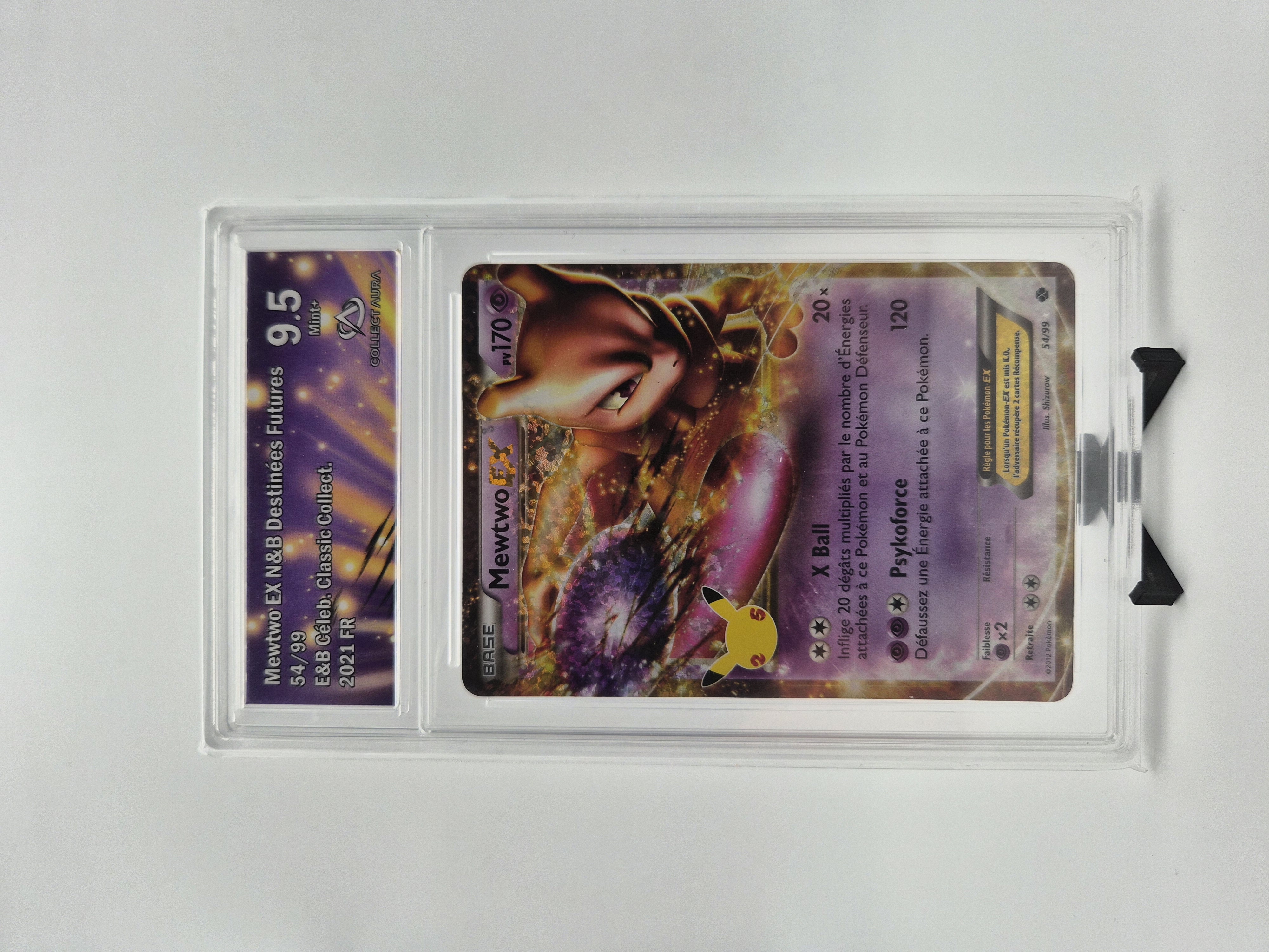 Mewtwo 54/99 – Célébrations 25 ans – Carte gradée 9,5 Collect Aura