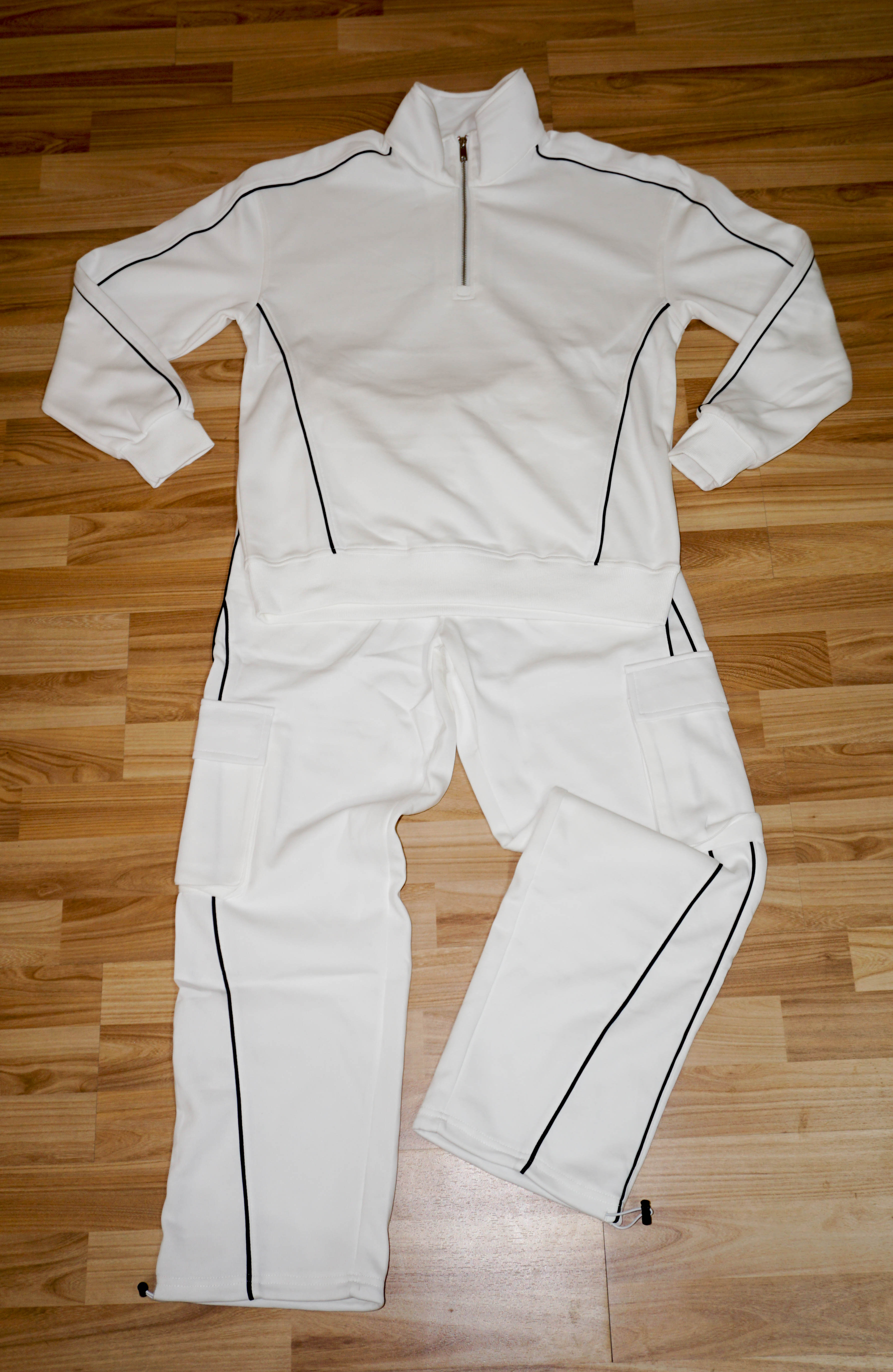 Tuta Streetwear Bianca Hood Drip