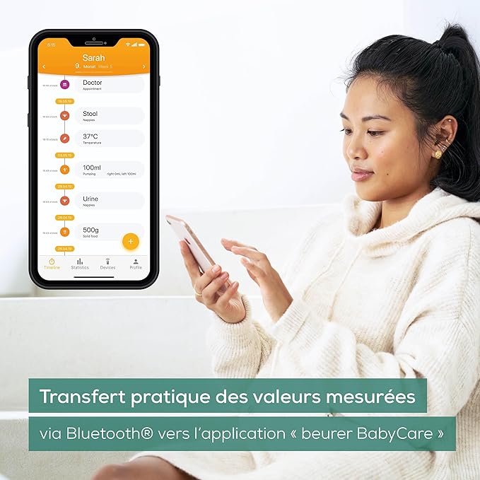 Balances pour bébé connectées Beurer 