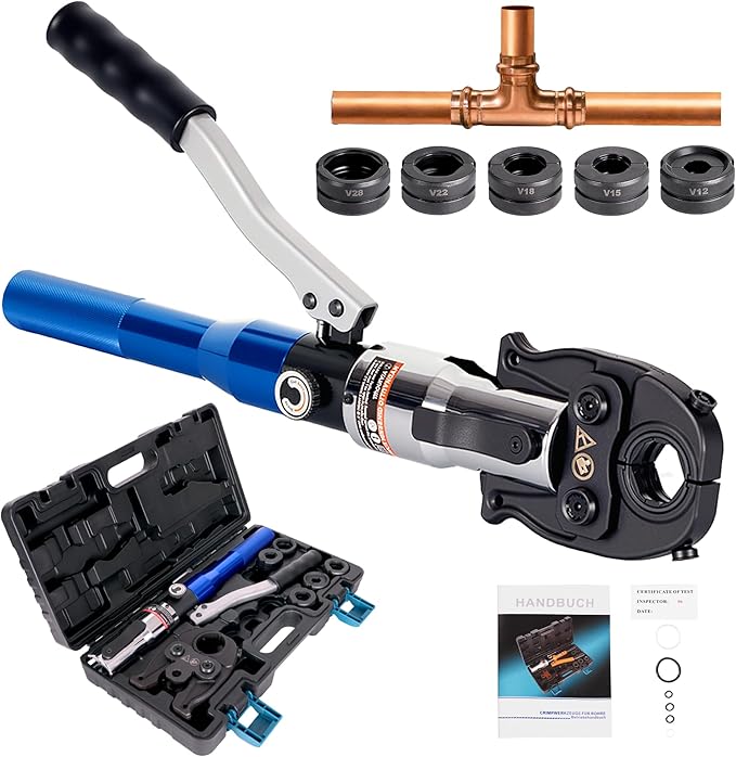 Outil de sertissage hydraulique professionnel AMZCNC 