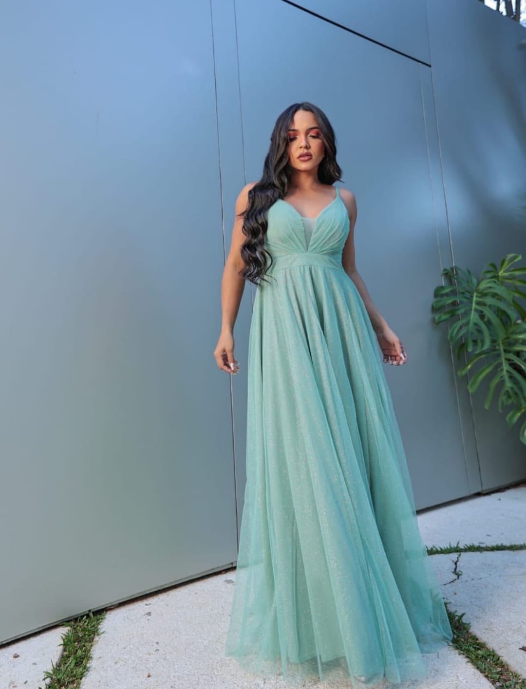 Vestido Alcinha Tule