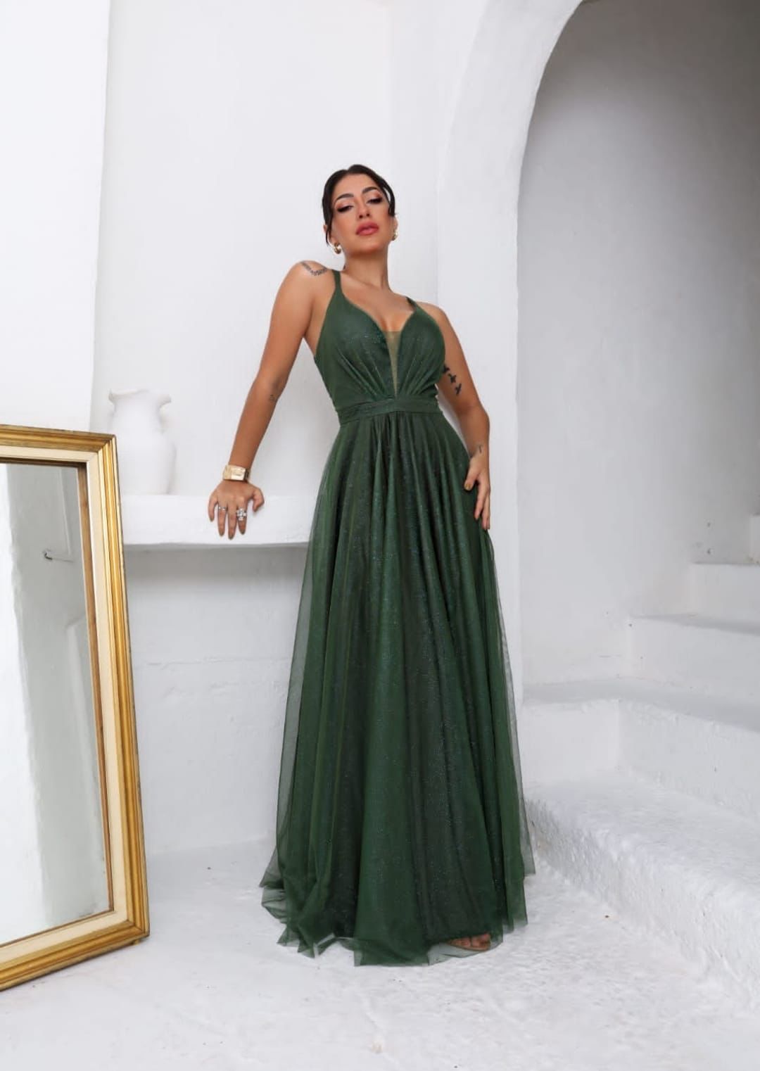 Vestido Alcinha Tule