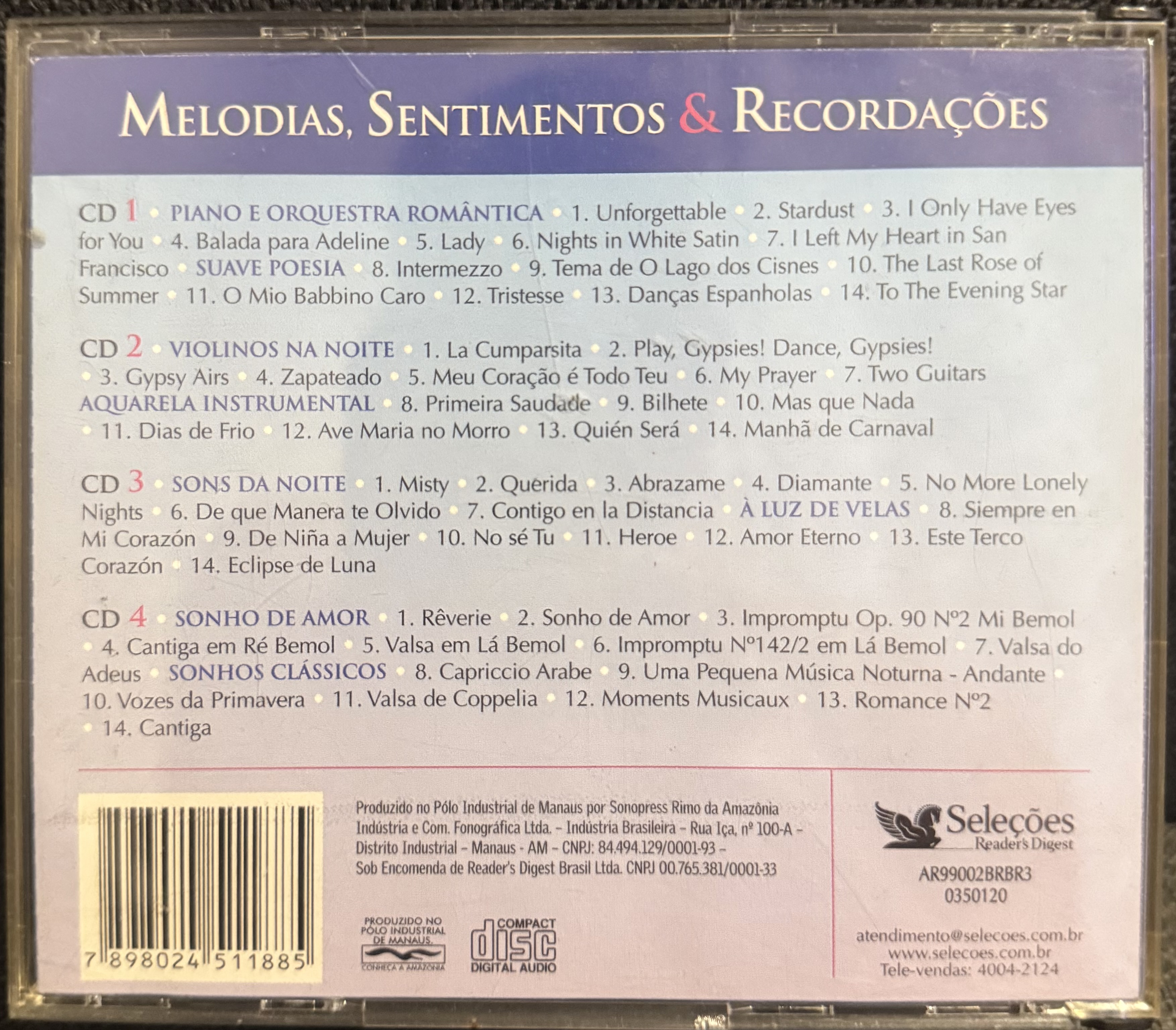 MELODIAS, SENTIMENTOS & RECORDAÇÕES 