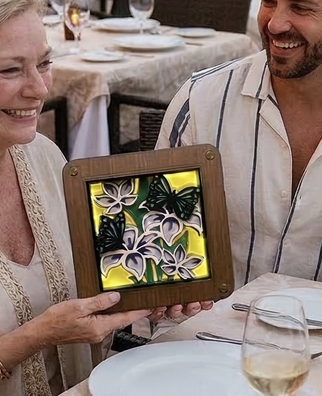 The Enchanted Garden | Solar-Powered 3D Layered Shadow Box