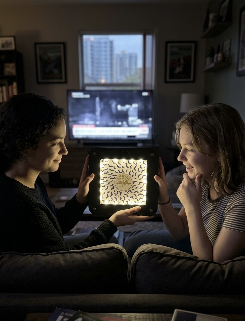 Congress Avenue Glow: Bat City Shadow Art