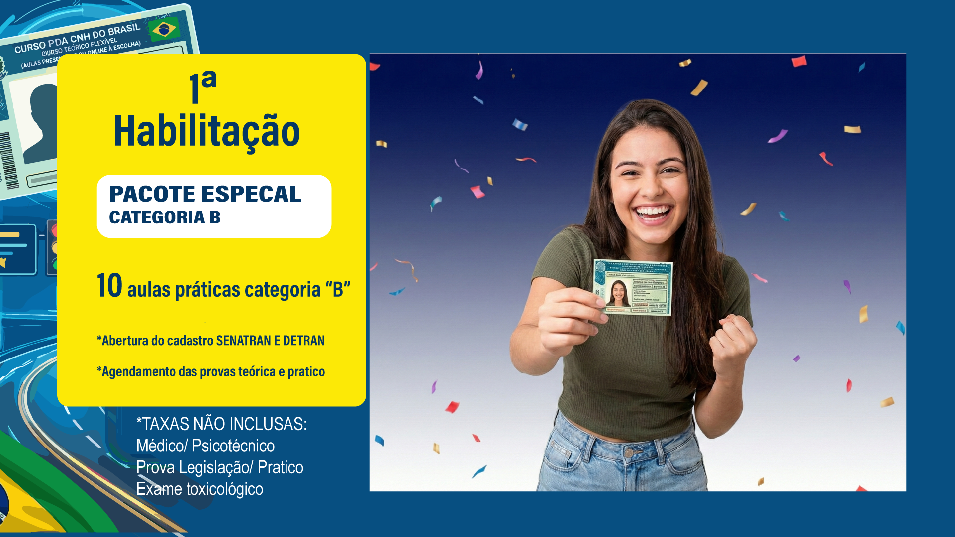 Novo Pacote Avançado categoria “B” 