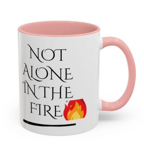 Motivational Fire Quote Mug
