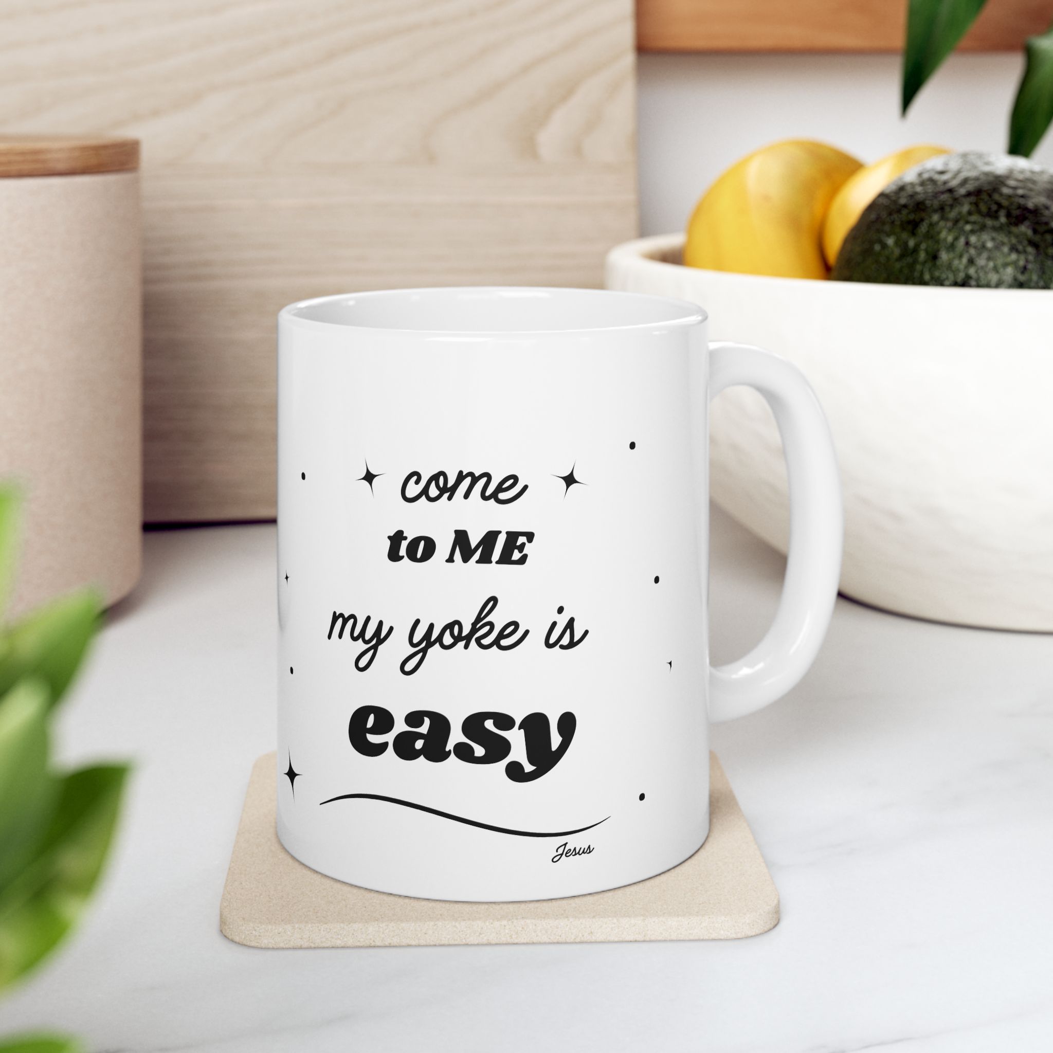 Jesus Says Come To me Ceramic Mug
