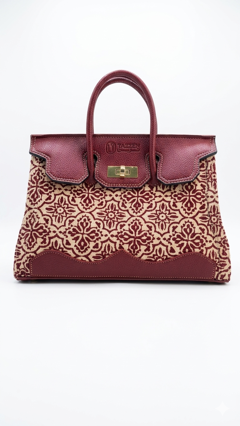 Ruby Noor Heritage – Luxury Embroidered Heritage Handbag