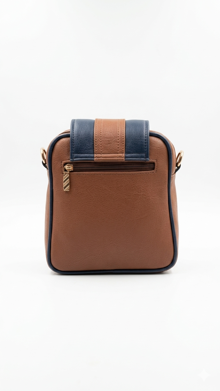 The Brown Fold – Handmade Compact Crossbody Bag