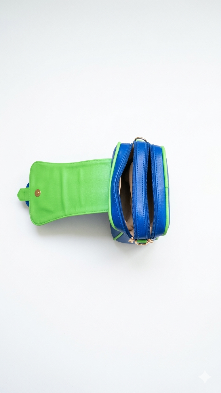 The Mint Fold – Handmade Compact Crossbody Bag