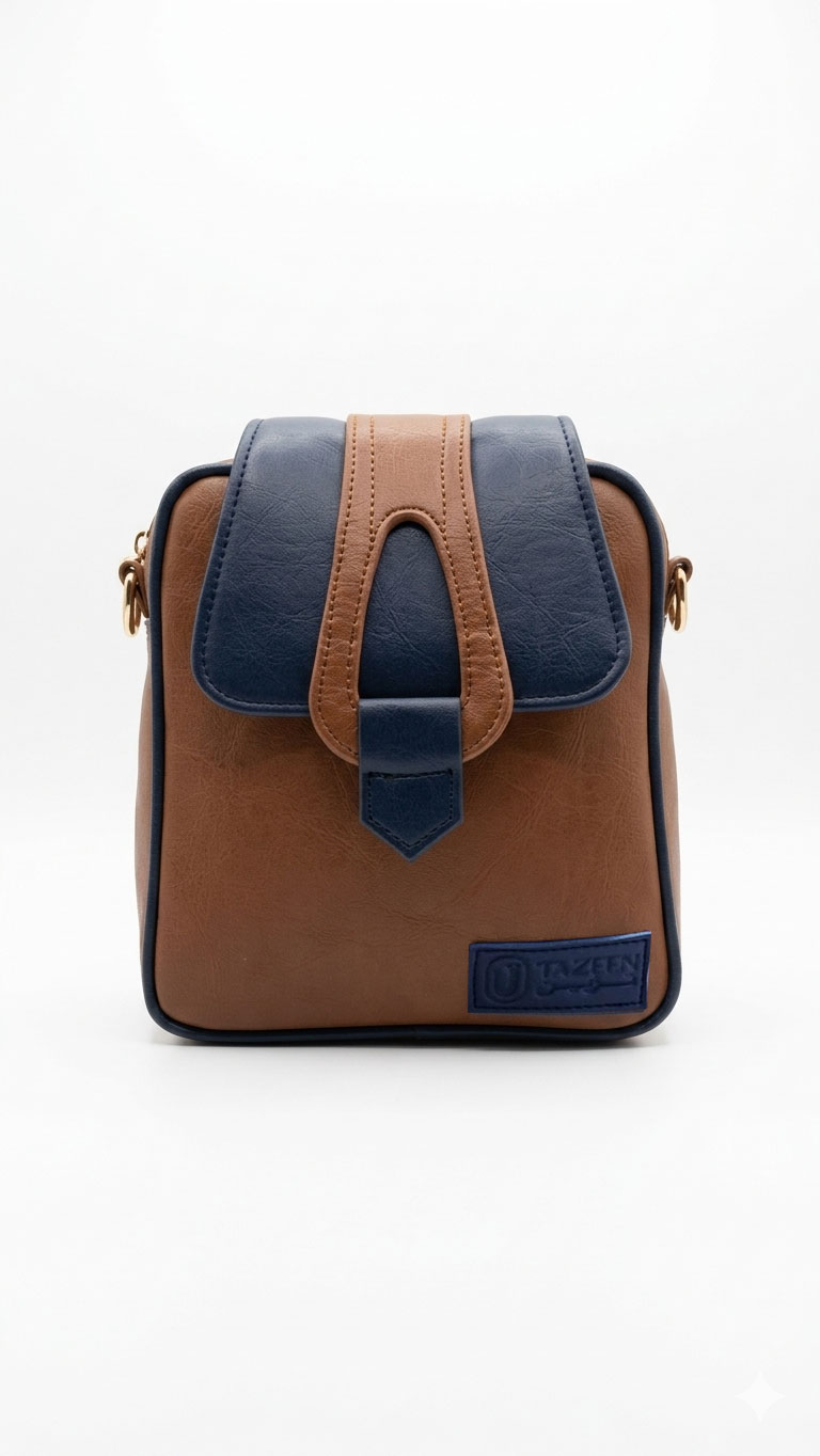 The Brown Fold – Handmade Compact Crossbody Bag