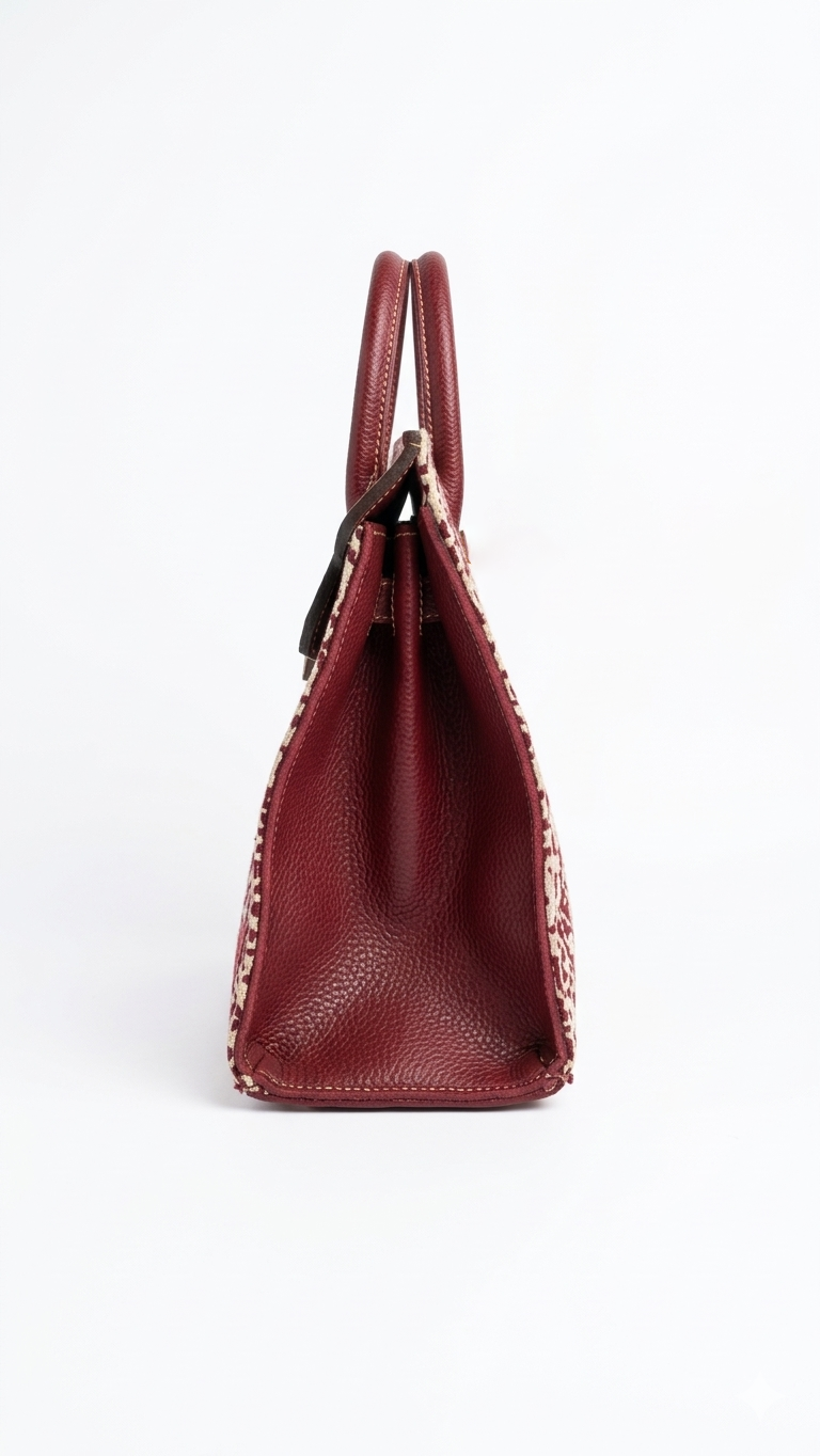 Ruby Noor Heritage – Luxury Embroidered Heritage Handbag