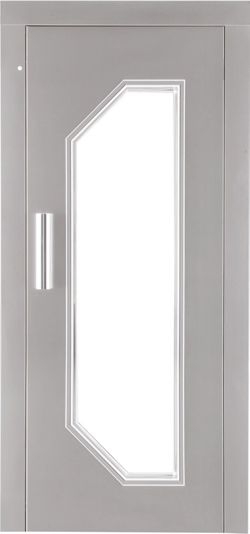 PK 127 Camlı AsansörKapısı