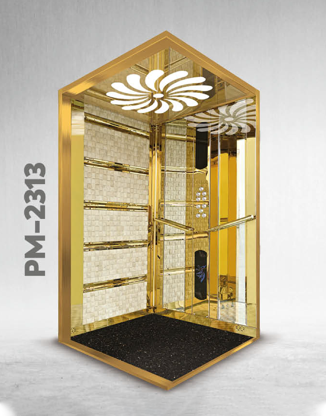 PM-2313 Lüks Asansör Kabini