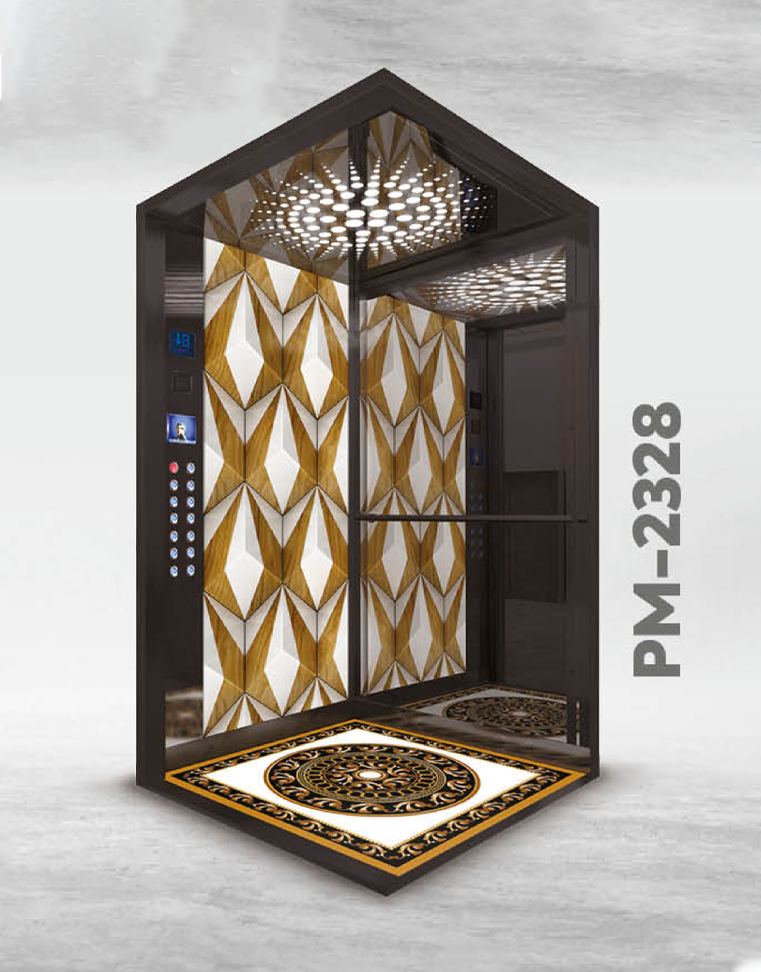 PM-2328 Modern Asansör Kabini