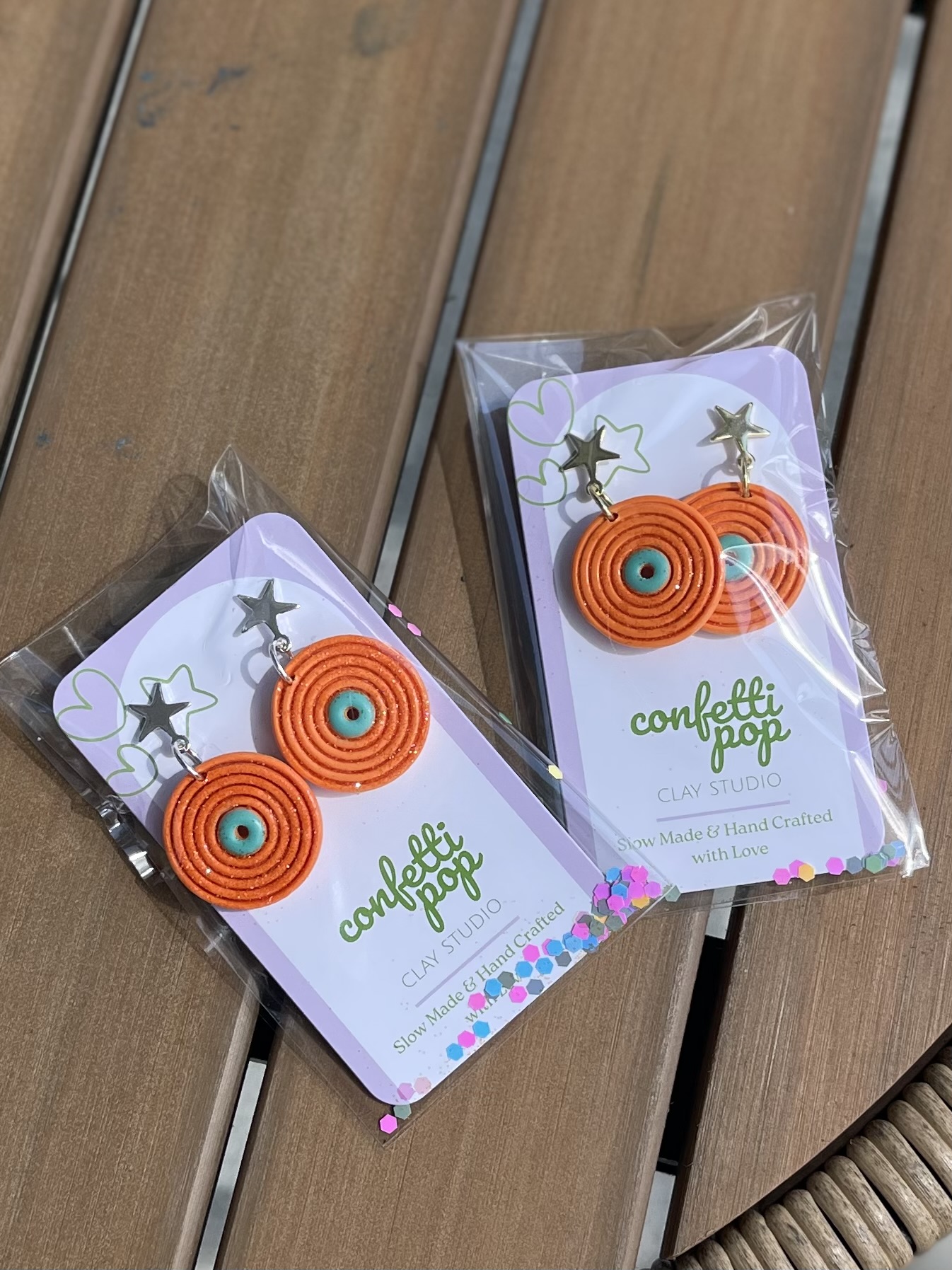 Showgirl Vinyl Record Earrings