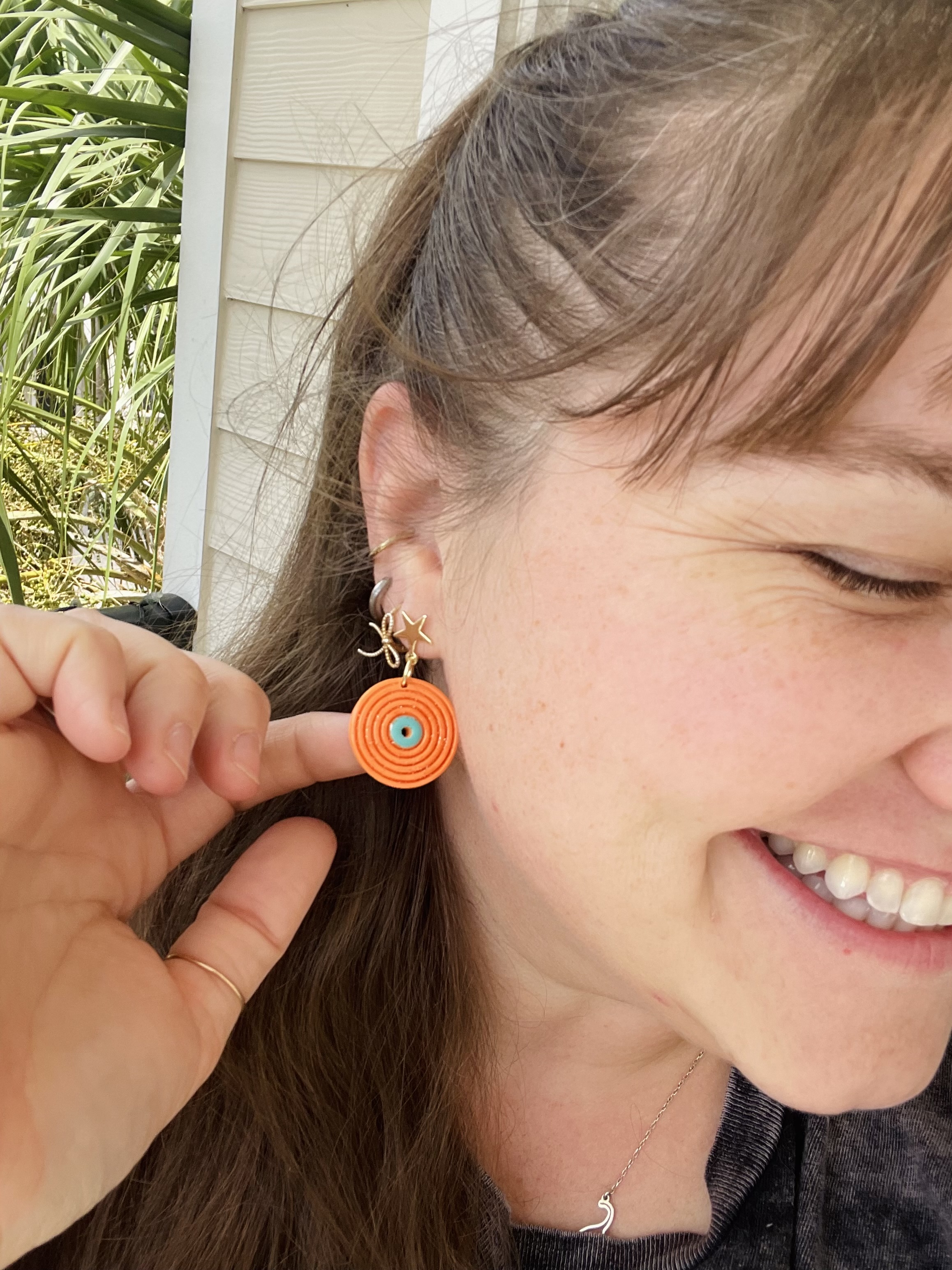 Showgirl Vinyl Record Earrings