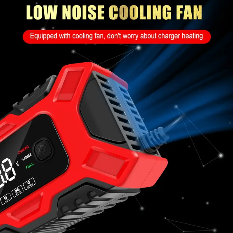 12V 6A Smart & Automatic Car Battery Trickle Charger