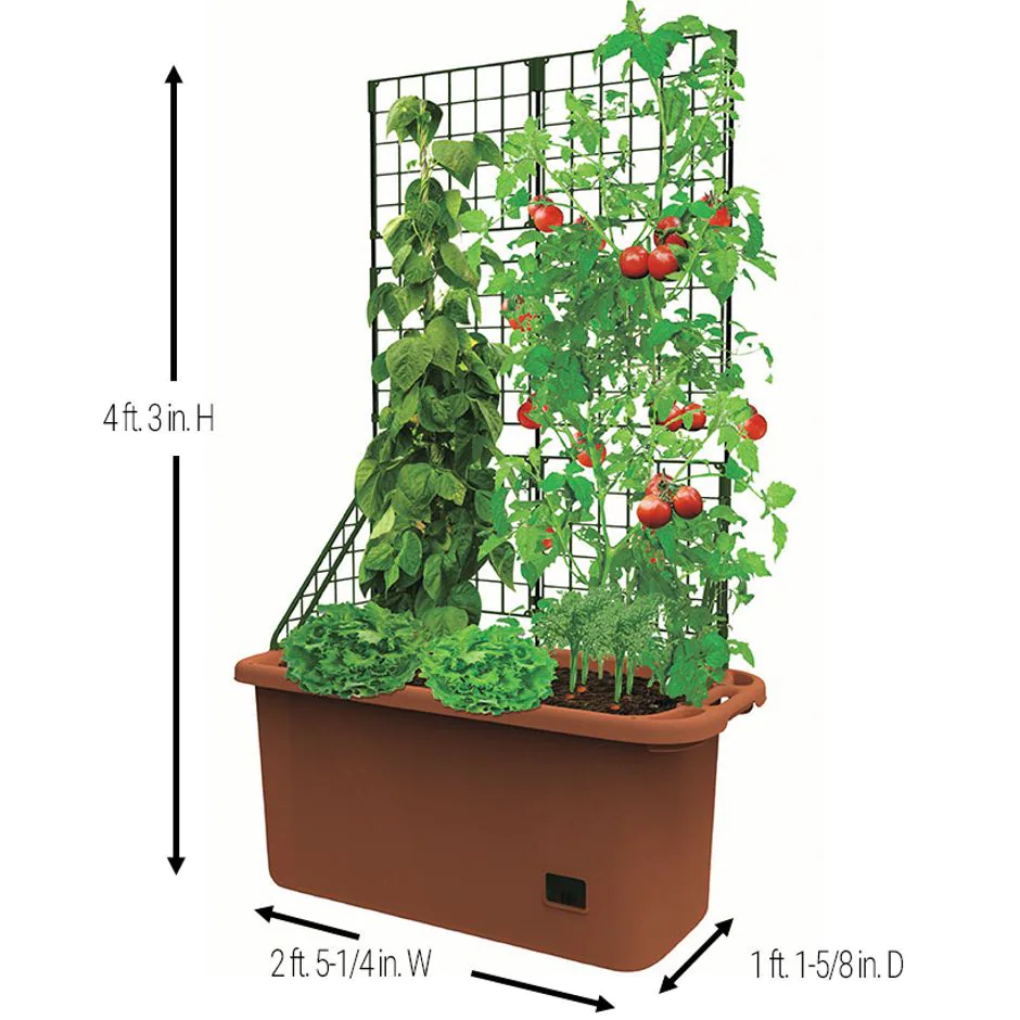 Self Watering Mobile Garden with Trellis