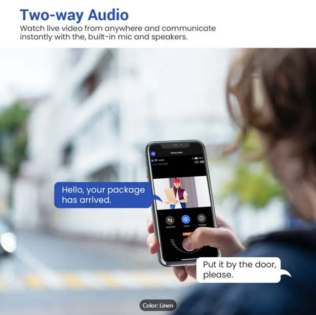 Smart Wi-Fi Video Doorbell Camera