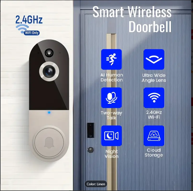 Smart Wi-Fi Video Doorbell Camera