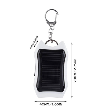 Mobile Charger Solar Keychain
