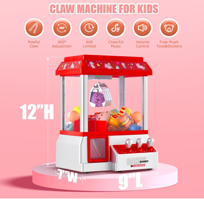 Classic Claw Machine Arcade Grabber