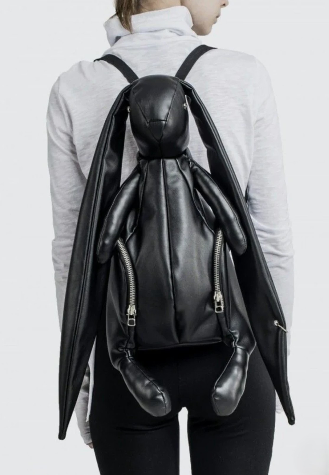 Black Bunny Backpack