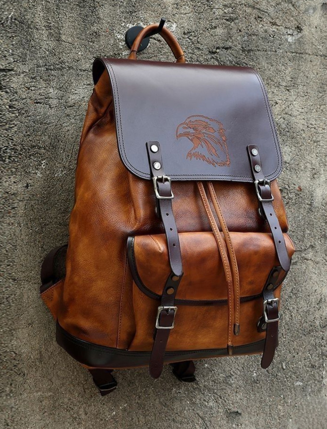 Vintage Leather Backpack