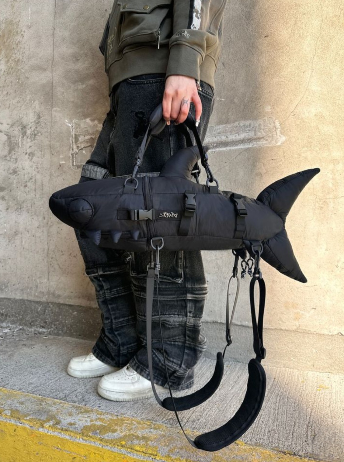 Shark Shaped Backpack