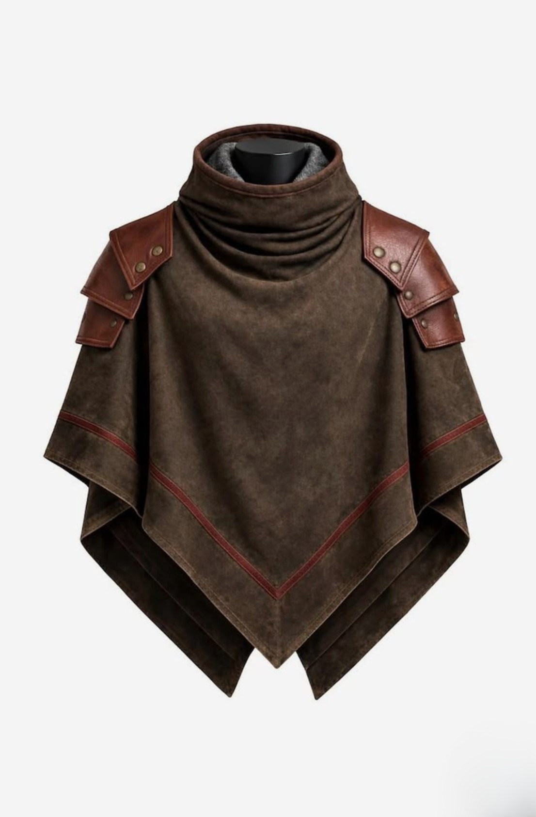 Leather Shoulder Poncho
