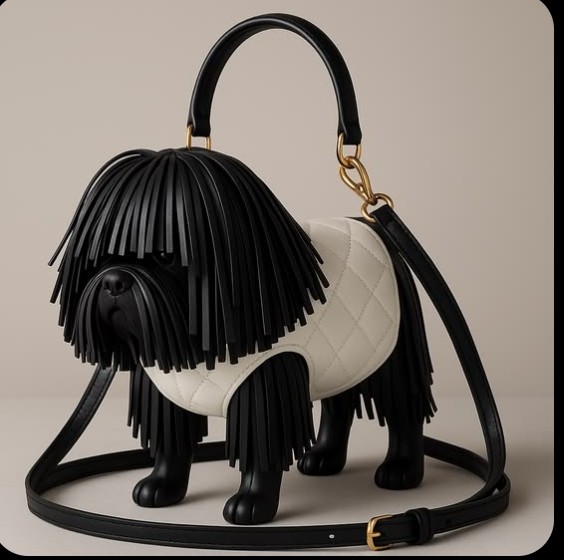 Shaggy Dog Designer Handbag