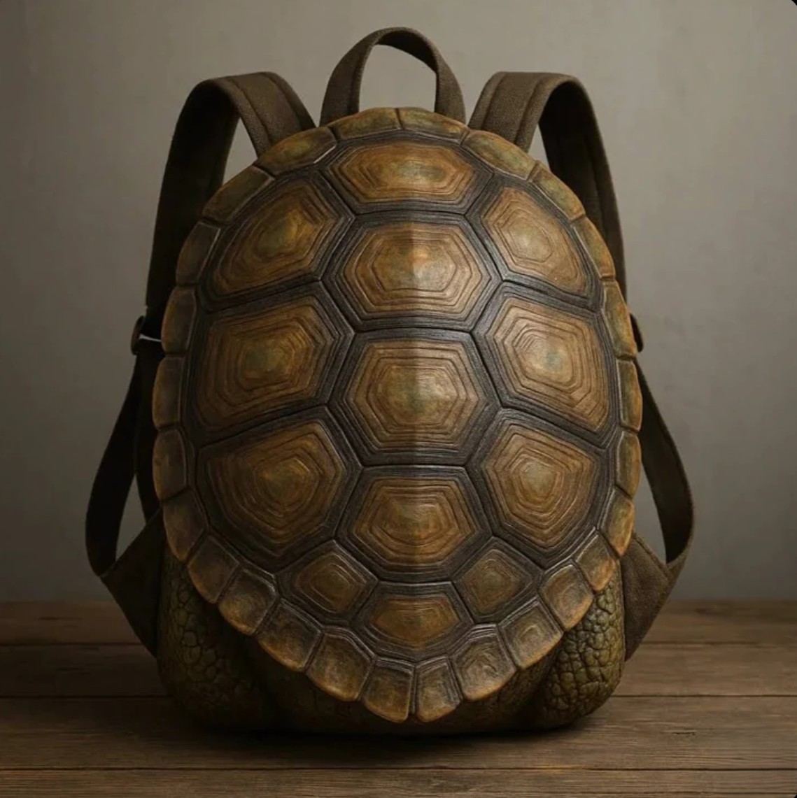 Tortoise Shell Backpack